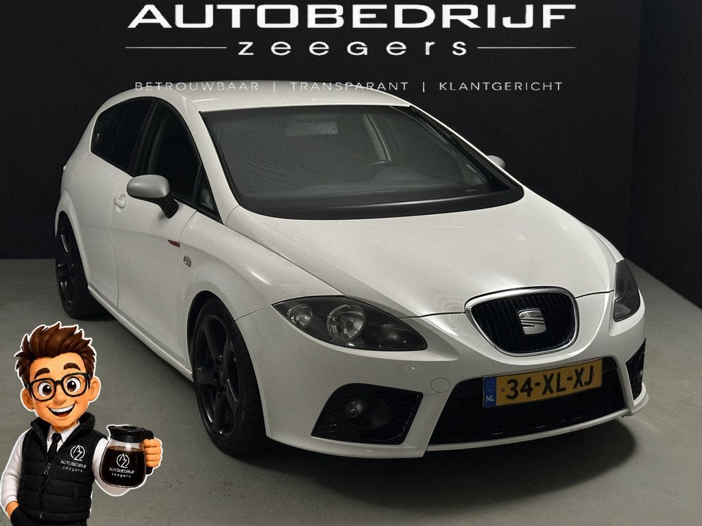 SEAT Leon 2.0 TFSI FR *Navi*Blanco* (bj 2007), Auto's, Gebruikt, Leon, Wit, Origineel Nederlands