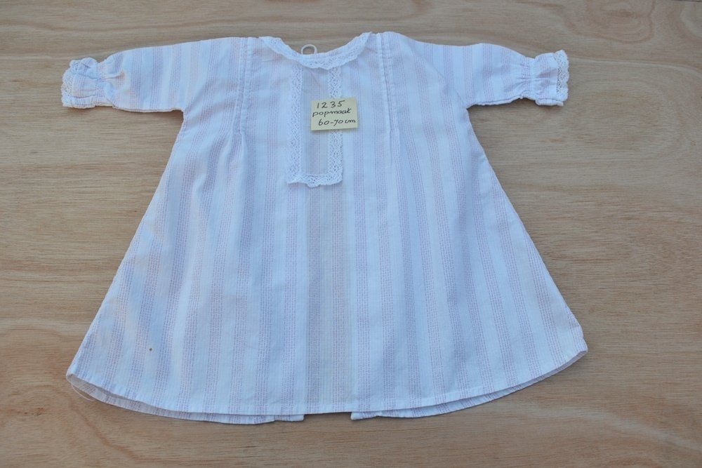 Mooi oud katoenen jurkje uit de jaren 1950 NR 1235, Verzamelen, Ophalen of Verzenden, Zo goed als nieuw, Kleertjes
