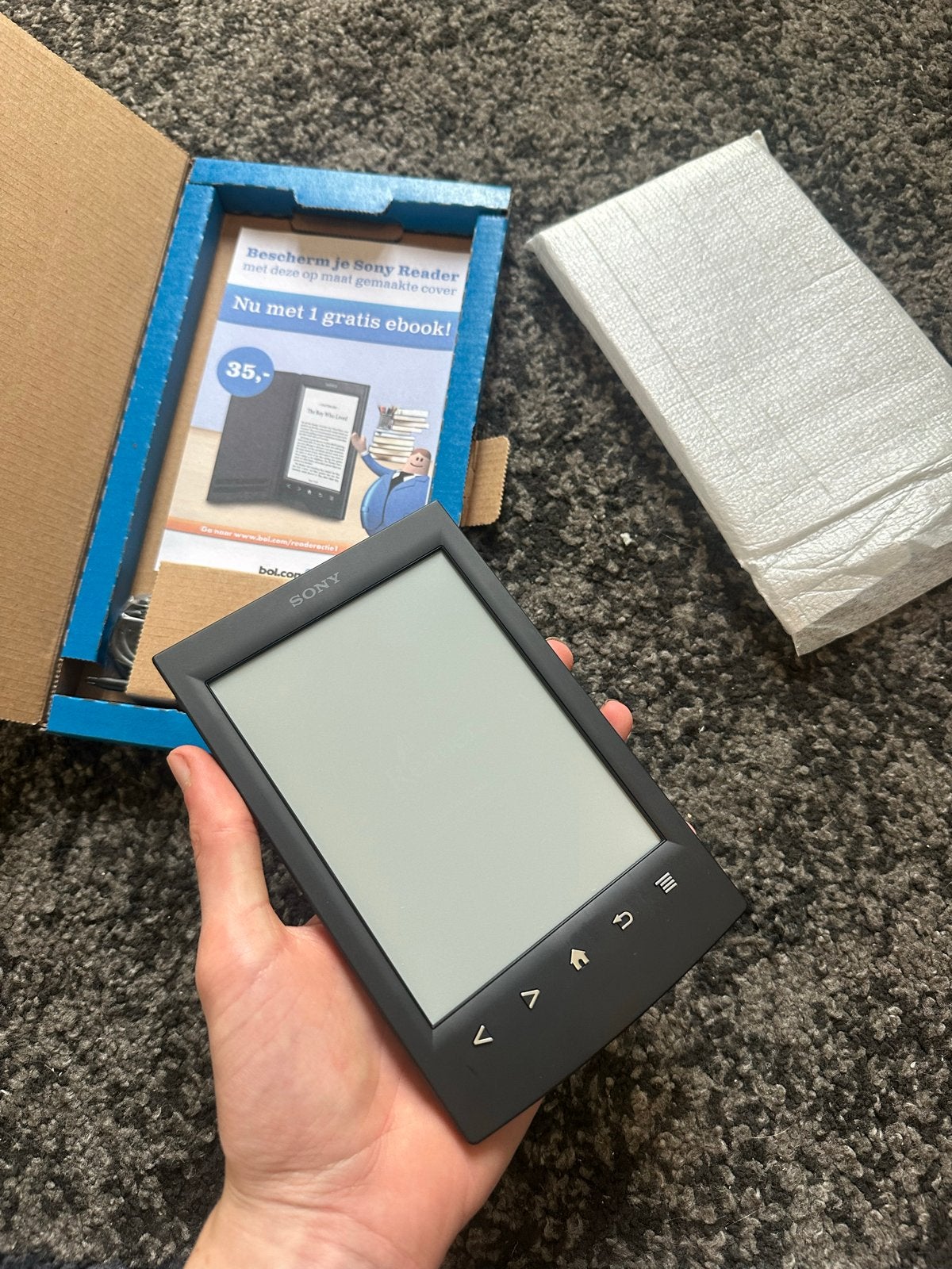 Sony Reader PRS-T2N E-reader Zwart - gloed nieuw, Computers en Software, E-readers, Nieuw, Ophalen of Verzenden, 4 GB of minder
