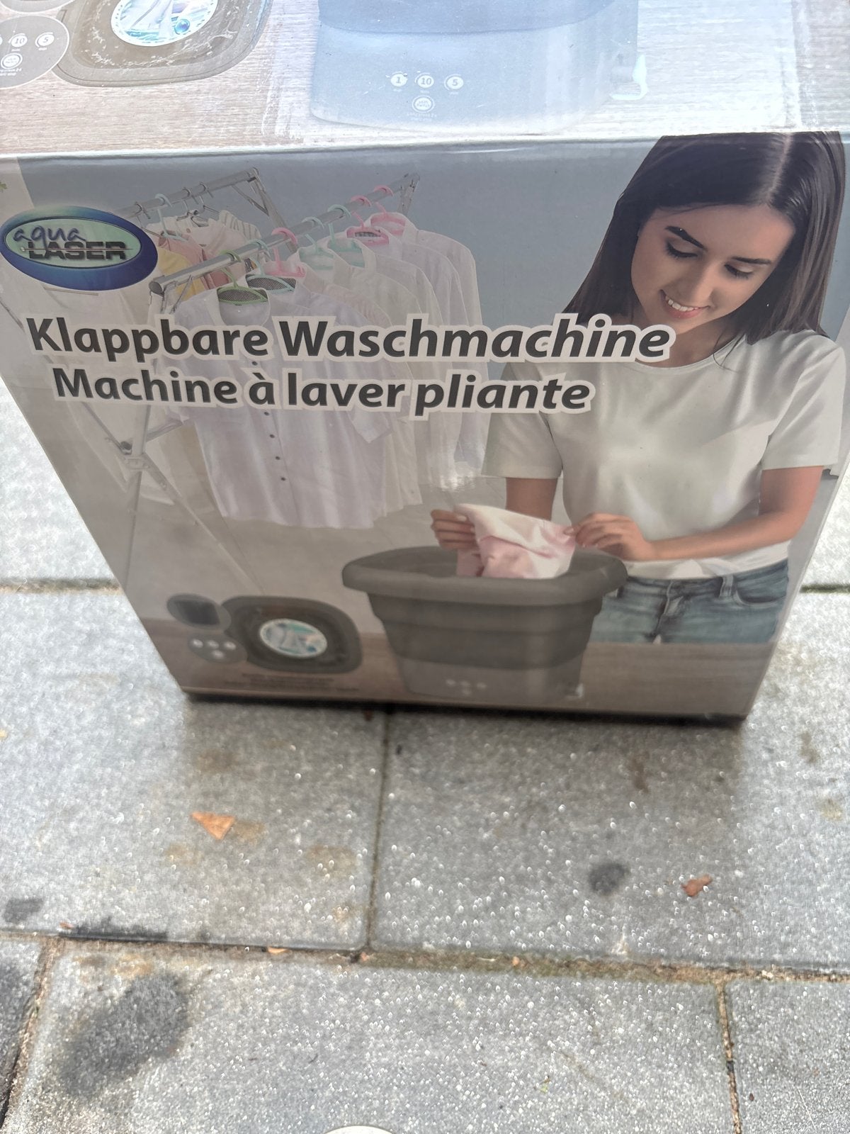 Aqua Laser inklapbare Waschmaschine - Draagbare Wasmachine, Ophalen of Verzenden, Zo goed als nieuw