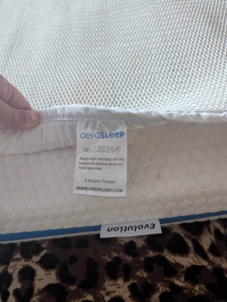 aerosleep matras 120x60x9, Ophalen, Gebruikt, Ledikant
