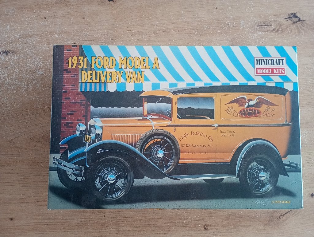 1931 Ford Model A Delivery Van , schaal 1/16, Overige merken, Auto, Groter dan 1:32, Ophalen of Verzenden