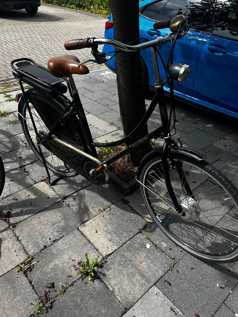 2 fietsen samen – Moma + elektrische vintage fiets, Fietsen en Brommers, Ophalen, Gebruikt, Staal, Cruiser