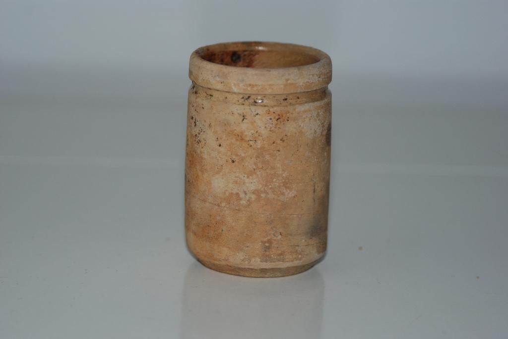 Oud aardewerk zalf potje, Ophalen of Verzenden