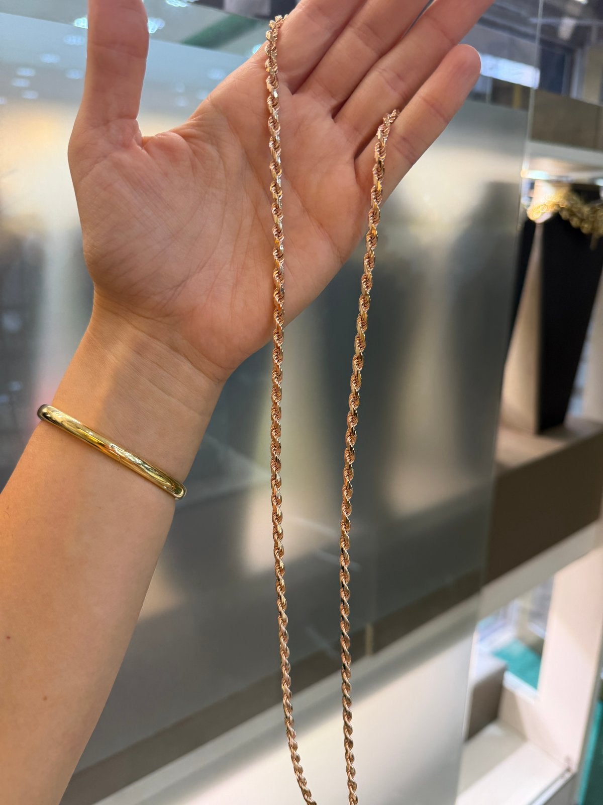 18KT Goud - 50 Gram - Ketting - Rosé - ROPE - Herenketting, Ophalen, Nieuw, Goud