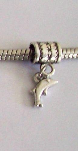 prachtige nieuwe zilver bedel/kettinghanger *DOLFIJNTJE*, Overige merken, Overige materialen, Nieuw, Ophalen of Verzenden