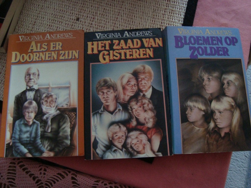 Als er doornen zijn, het zaad van gisteren , bloemen op zold, Boeken, Ophalen of Verzenden, Zo goed als nieuw