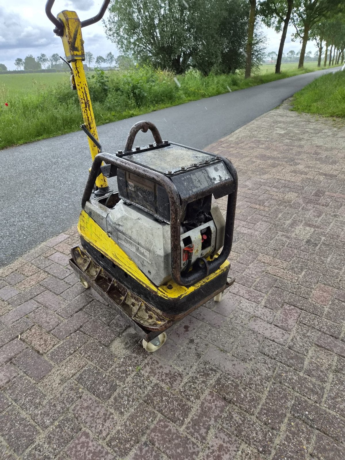 Wacker trilplaat 4,5 tons, Ophalen