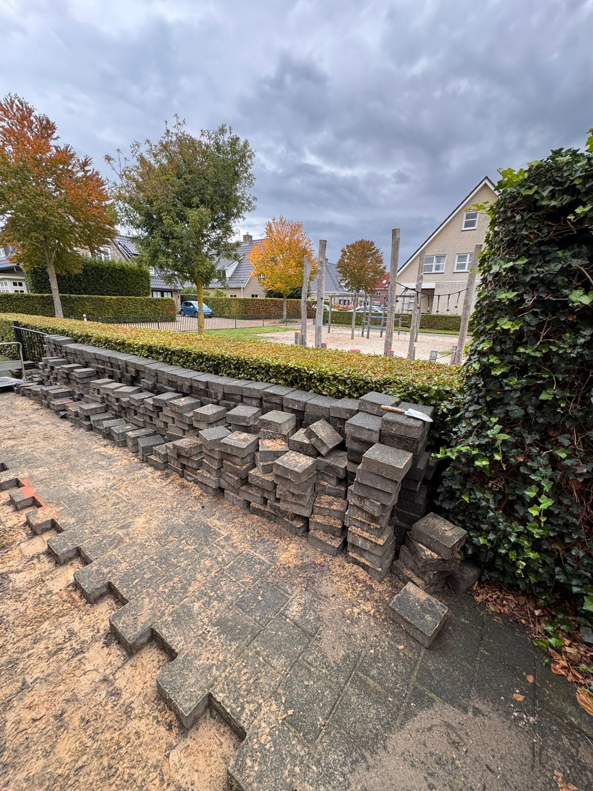 Tuintegels, Ophalen, Zo goed als nieuw, Beton, Terrastegels