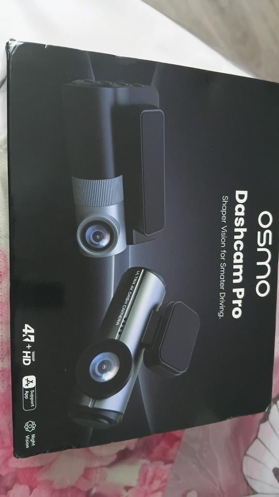 Osmo Dashcam Pro 4K+HD met Nachtzicht en Wifi, Auto diversen, Dashcams, Nieuw, Ophalen of Verzenden