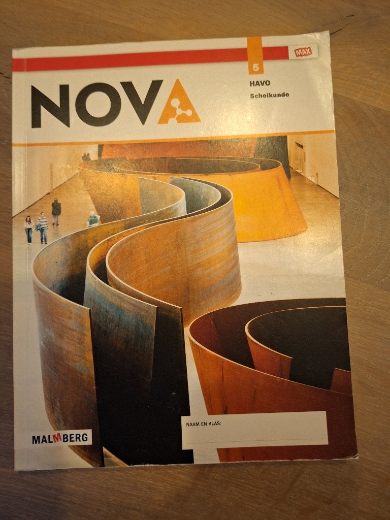 Leer- en werkboek scheikunde Nova Havo 5, Scheikunde, Malmberg, HAVO, Ophalen of Verzenden