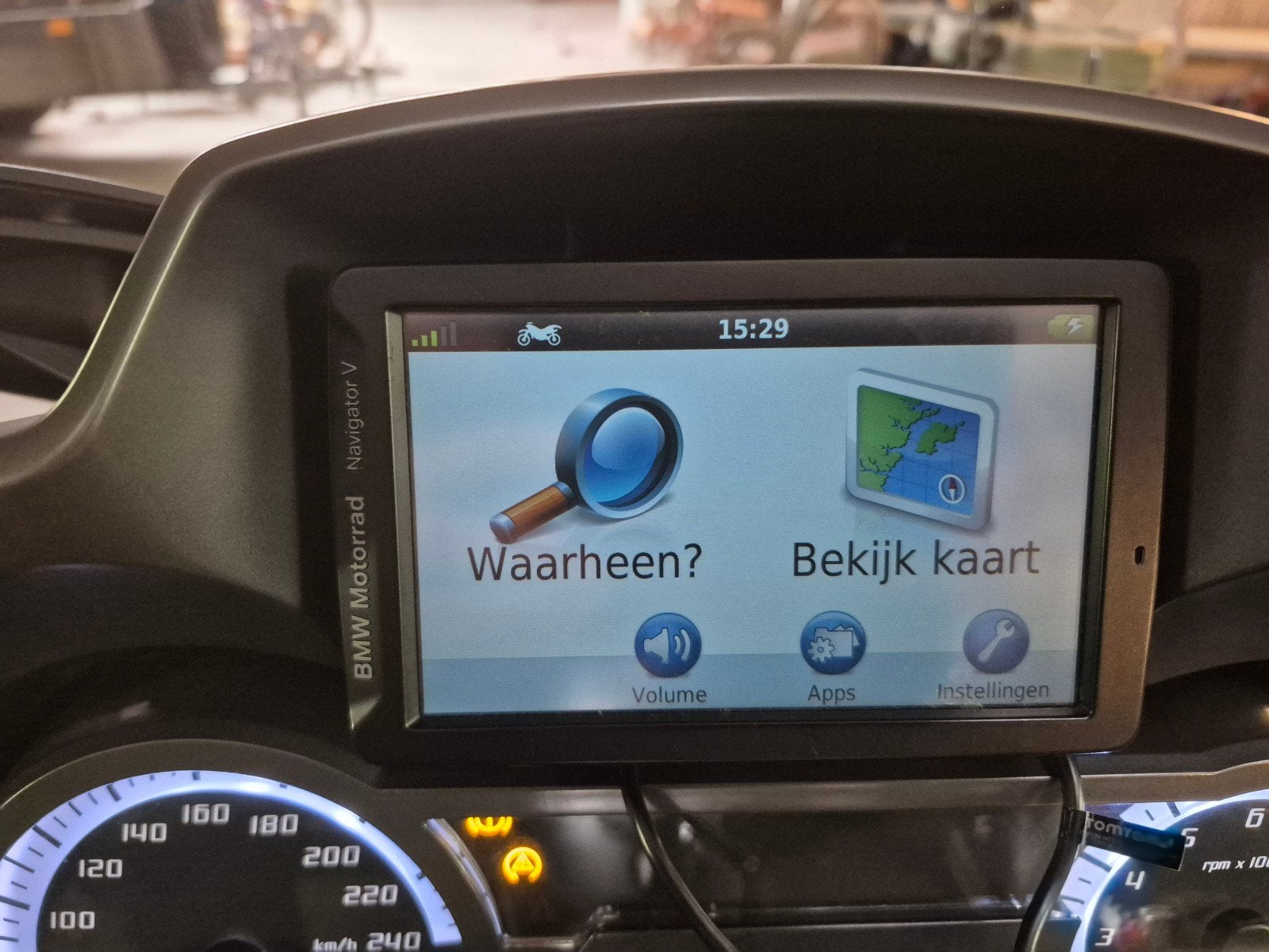 BMW Motorrad Navigator V - Motorfiets Navigatiesysteem, Motoren, Ophalen of Verzenden, Gebruikt