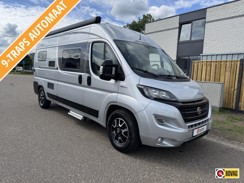 zeer mooie Pössl 2Win Plus 600 vastbed 9tr automaat, Automaat, Chemisch toilet, Buscamper of Camperbus, Bestuurdersdeur