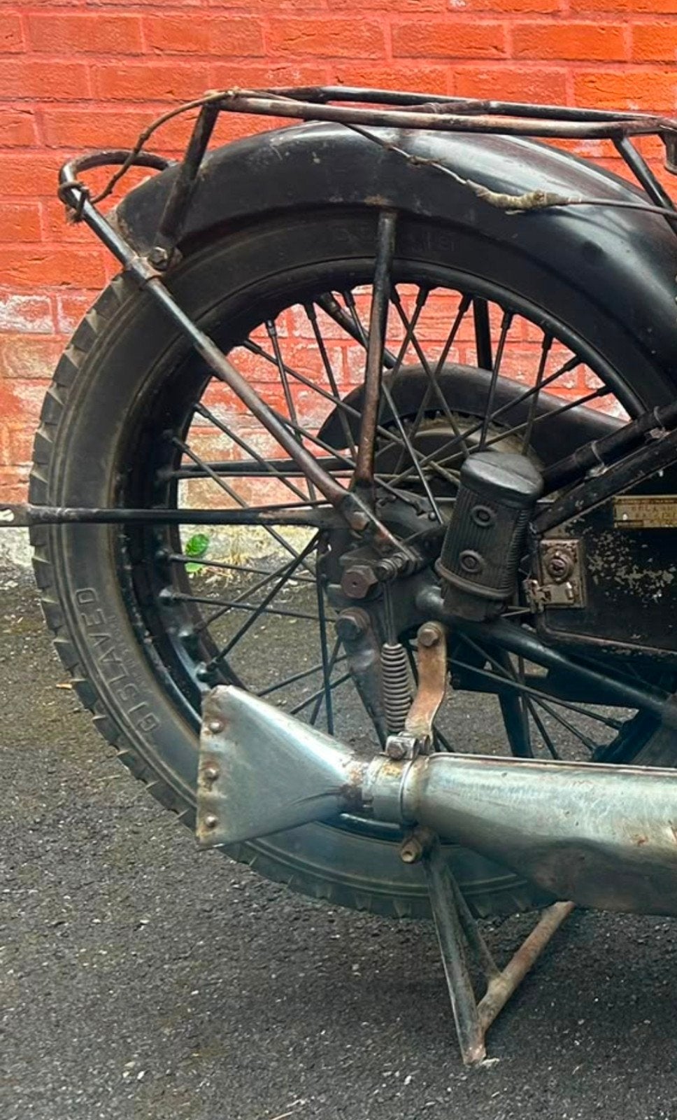 Gevraagd Achterspatbord BSA 500cc 1936, Ophalen of Verzenden, Gebruikt