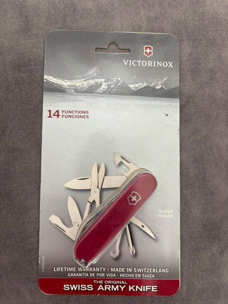 Victorinox Super Tinker Zwitsers Zakmes Nieuw in Verpakking, Ophalen of Verzenden, Overige soorten, Overige gebieden, Mes of Dolk