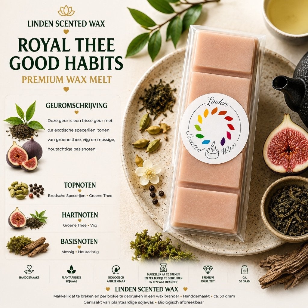 Waxmelts ROYAL THEE Good Habits waxmelt parfum rituals, Overige merken, Ophalen of Verzenden, Kaars, Was