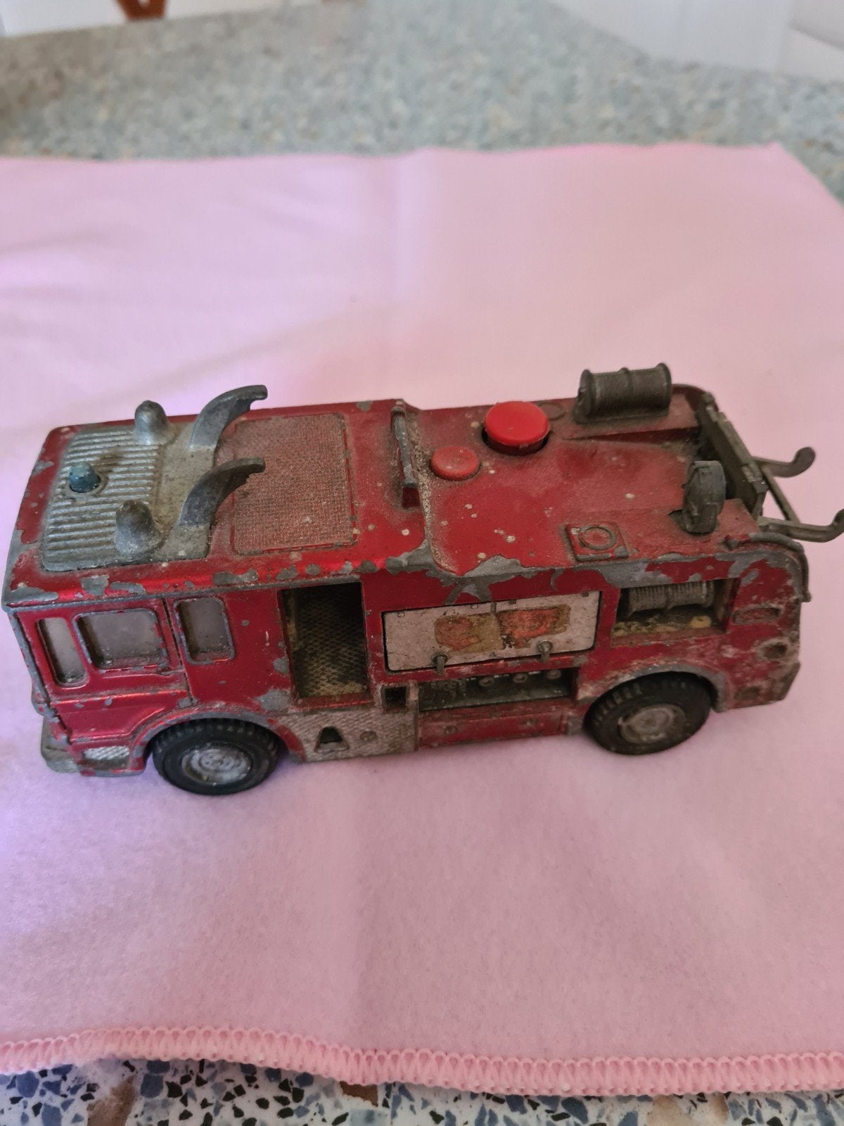 Vintage Dinky Toys Brandweerwagen - Weather Marquis, Verzamelen, Speelgoed, Gebruikt, Ophalen of Verzenden