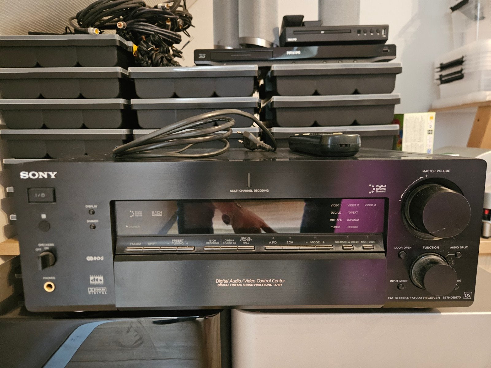 Sony STR-DE595 AV Receiver - Goede staat, Ophalen, Zo goed als nieuw, 60 tot 120 watt, Sony