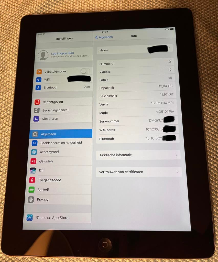 Apple iPad 4 16GB WiFi – nette staat, 10 inch, Gebruikt, Apple iPad, Ophalen of Verzenden
