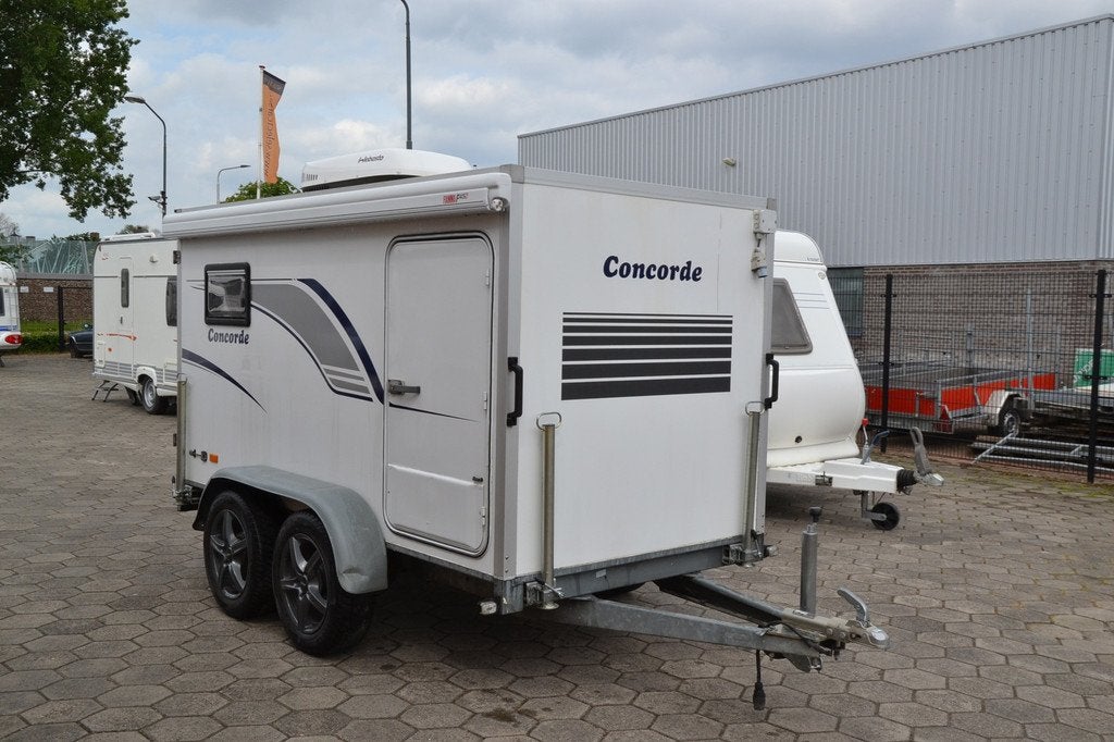 Mini Caravan 300 - Dak airco + verwaming - Vastbed - Licht +, Overige merken, Bedrijf, Tot 500 kg, Airco