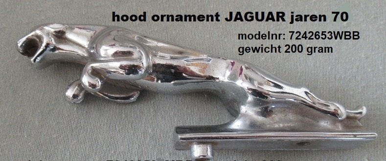 JAGUAR, origineel motorkap ornament the Leaper Cat, Auto diversen, Ophalen of Verzenden