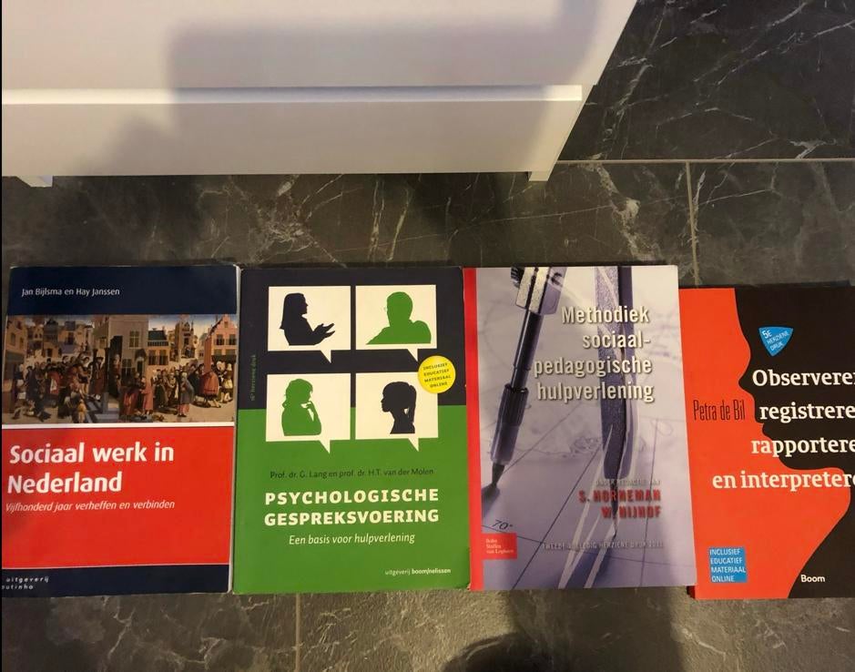 Studieboeken Social Work, Boeken, Ophalen of Verzenden, Alpha, Zo goed als nieuw, HBO