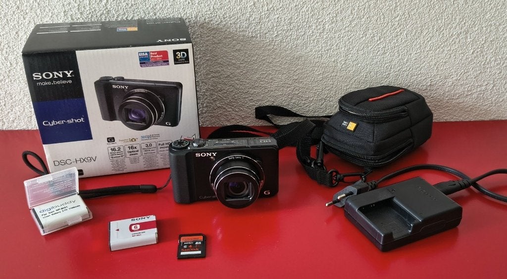 Sony Cybershot DSC-HX9V, Ophalen, Accu, 16 megapixels, Zo goed als nieuw