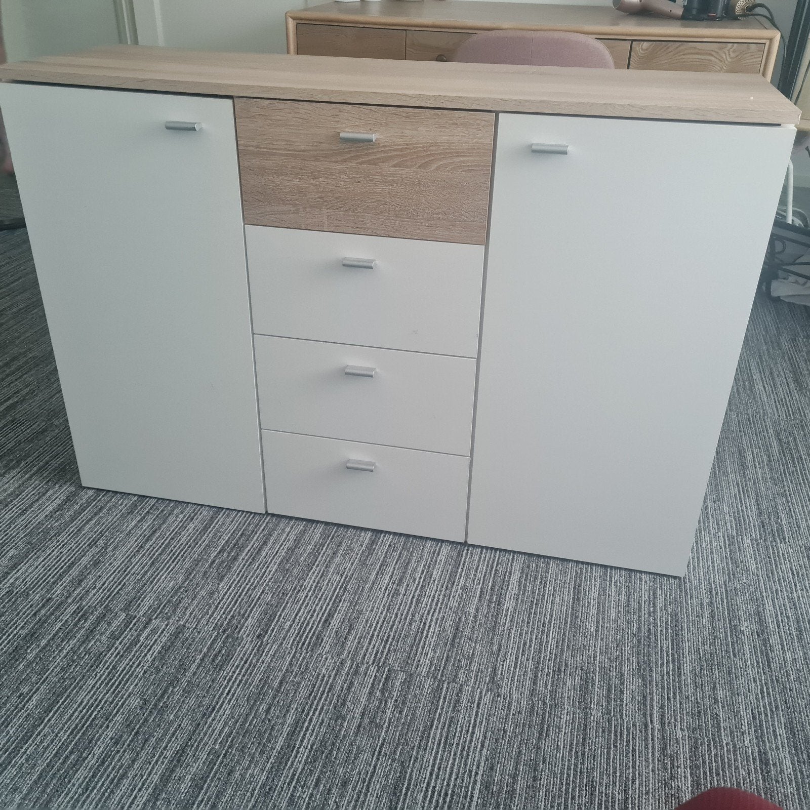 Dressoir - zelf lades repareren, Ophalen, Gebruikt, 100 tot 150 cm, Modern