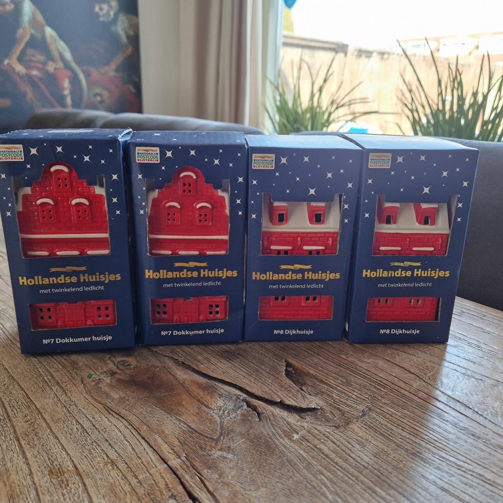 Hollandse Huisjes Postcodeloterij Dokkumer en Dijkhuisje, Verzamelen, Overige Verzamelen, Ophalen of Verzenden