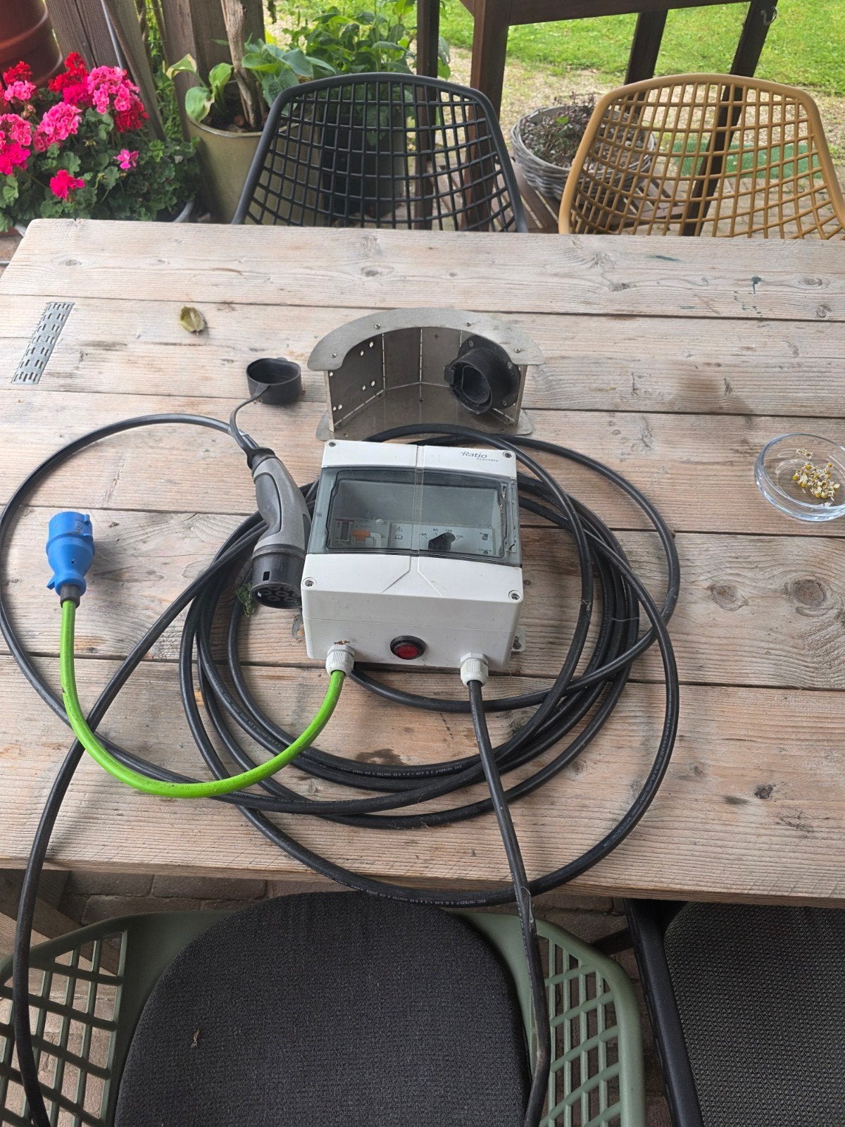 Ratio Mode 2 Thuis Lader 10m kabel, 15A, Ophalen of Verzenden, Gebruikt, Laadpaal en Laadkabel