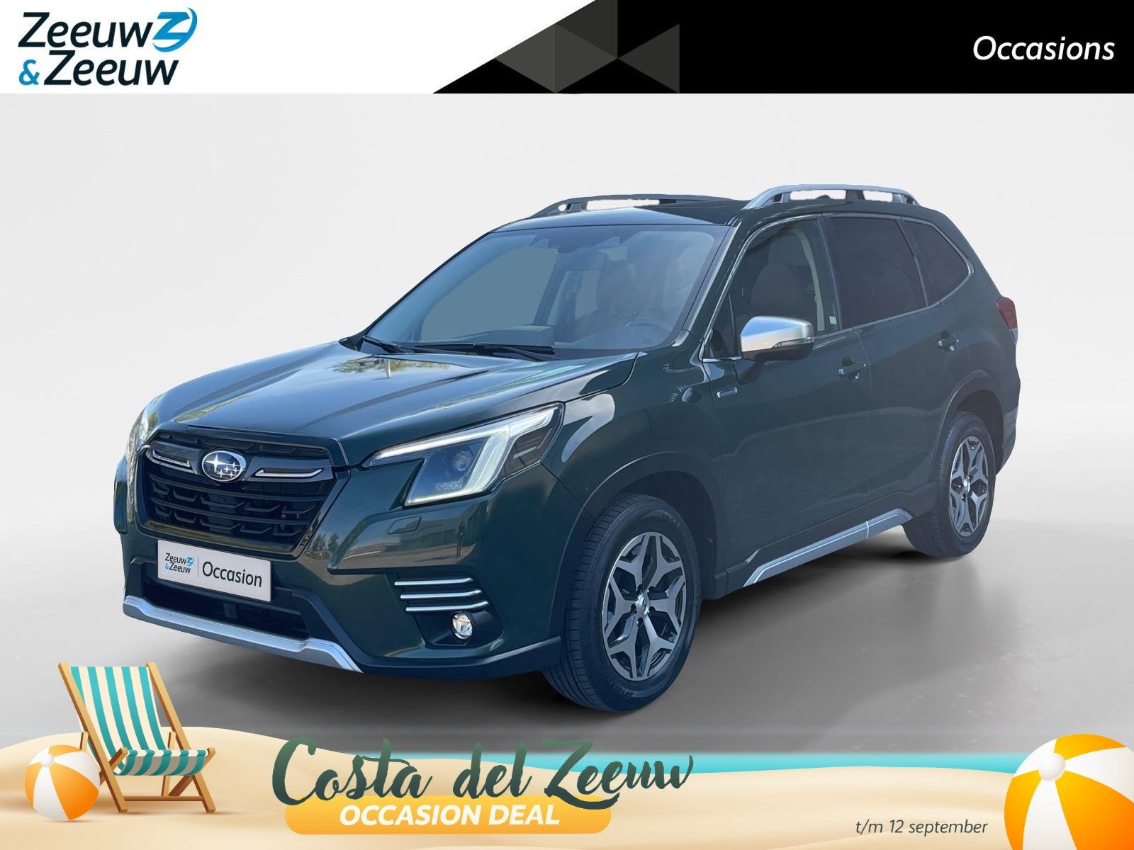 Subaru Forester 2.0i e-BOXER Premium | Pano | Memory | 360 C, 12 maanden, Euro 6, 4 cilinders, Leder