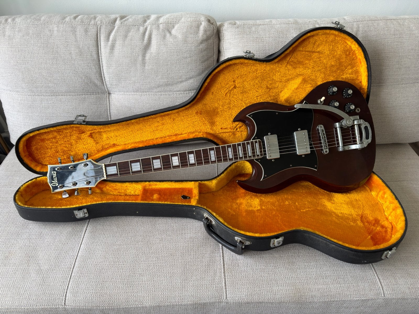 Ibanez 2354 (1970’s Made in Japan SG copy), Ophalen, Gebruikt, Solid body, Ibanez