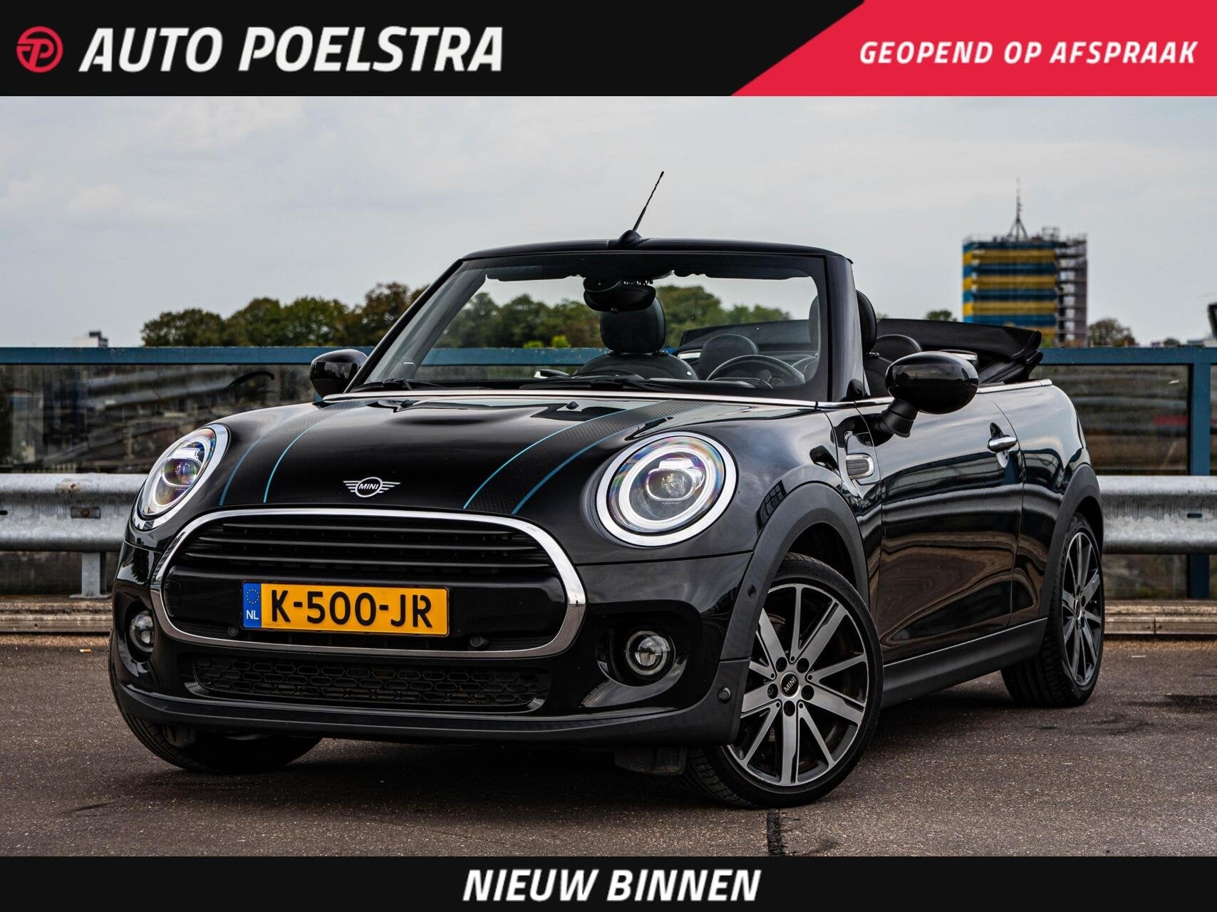Mini Cabrio 1.5 Cooper Sidewalk Edition | LED | Harman/Kardo, Auto's, Dealer onderhouden, 136 pk, Gebruikt, Cabriolet