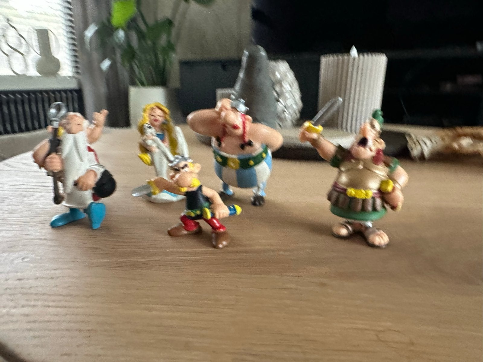 Plastoy Asterix & Obelix beeldjes set, Ophalen of Verzenden, Zo goed als nieuw