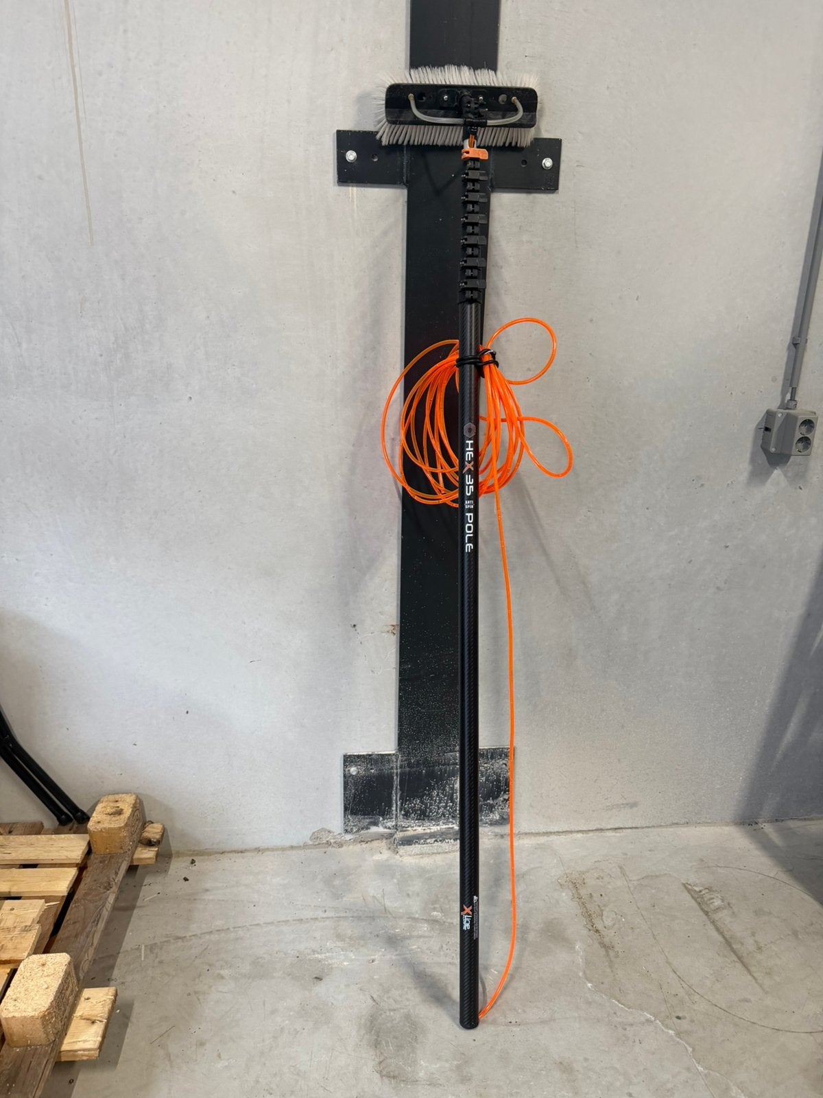 X line hex 10.6m 3k carbon telewash tuckerpole zgan compleet, Ophalen, Overige typen