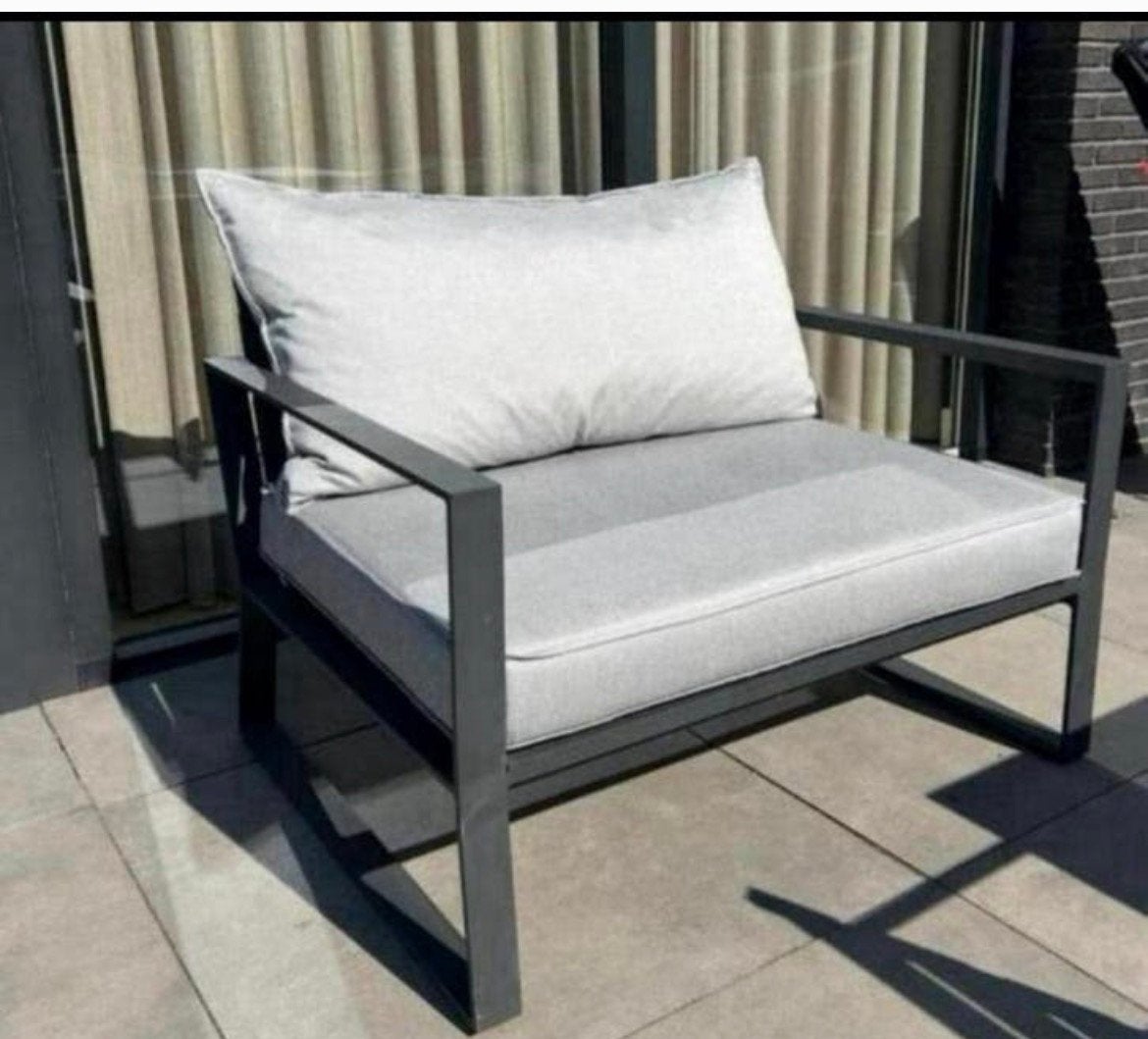 Borek Samos loungebank / fauteuil, Tuin en Terras, Tuinbanken, Ophalen, Zo goed als nieuw, Wicker