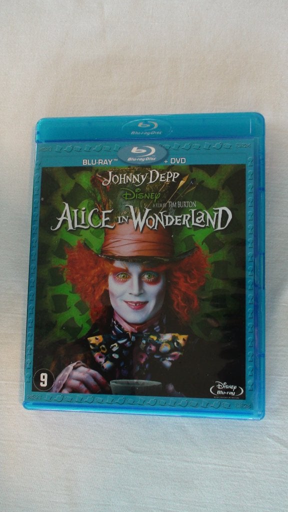 Alice in wonderland, Cd's en Dvd's, Blu-ray, Film, Science Fiction en Fantasy, Ophalen of Verzenden, Zo goed als nieuw