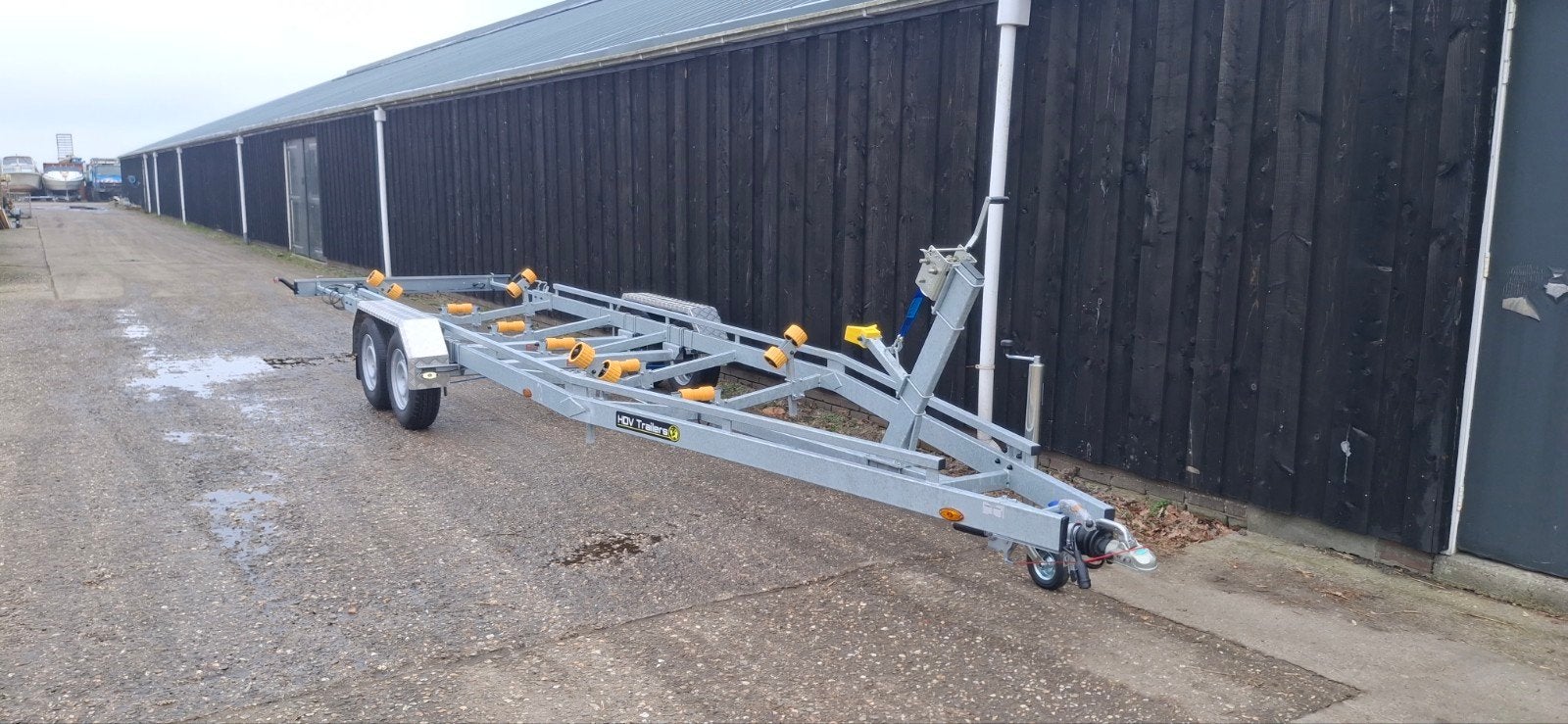 Nieuwe HDV Marlin 2700 en 3500 kg trailer 4000 en 5000 euro, Watersport en Boten, Boottrailers, Ophalen, 1500 tot 3000 kg, Overige typen