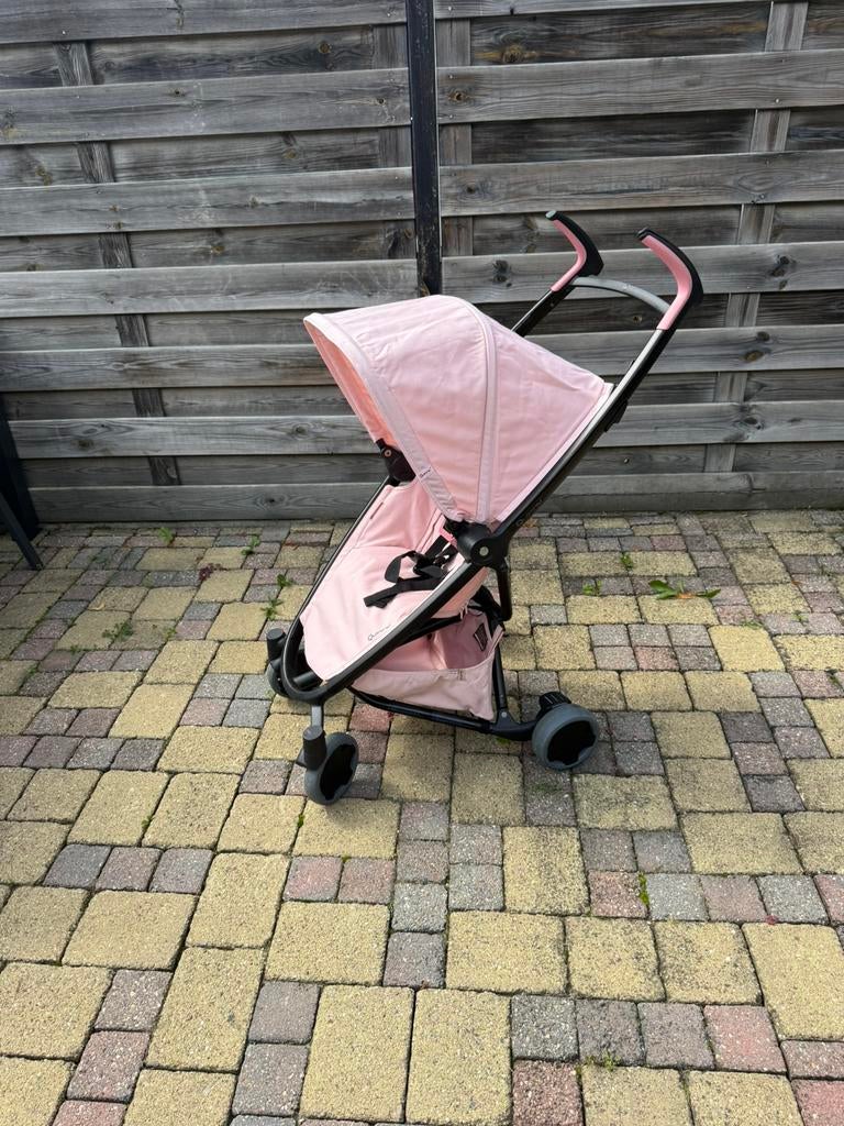 Quinny Zapp Xpress 4 wielen lichtroze, Kinderen en Baby's, Buggy's, Gebruikt, Quinny, Verstelbare rugleuning, Zonnekap, Ophalen of Verzenden