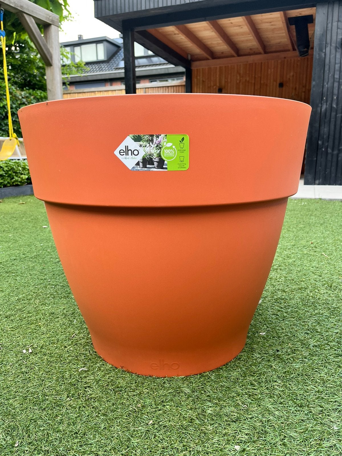 Elho vibia campana terracotta bloempot 65cm nieuw, Ophalen, Kunststof, Minder dan 30 cm, Rond