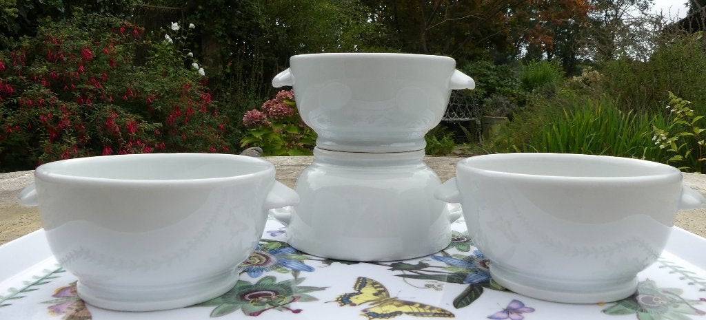 Set van 4 Pillivuyt France Soepkommen, Overige merken, Klassiek, Nieuw, Ophalen of Verzenden
