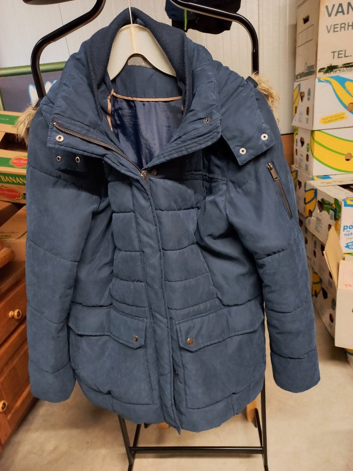 Dames winterjas Sutherland blauw maat XL, Sutherland, Ophalen of Verzenden