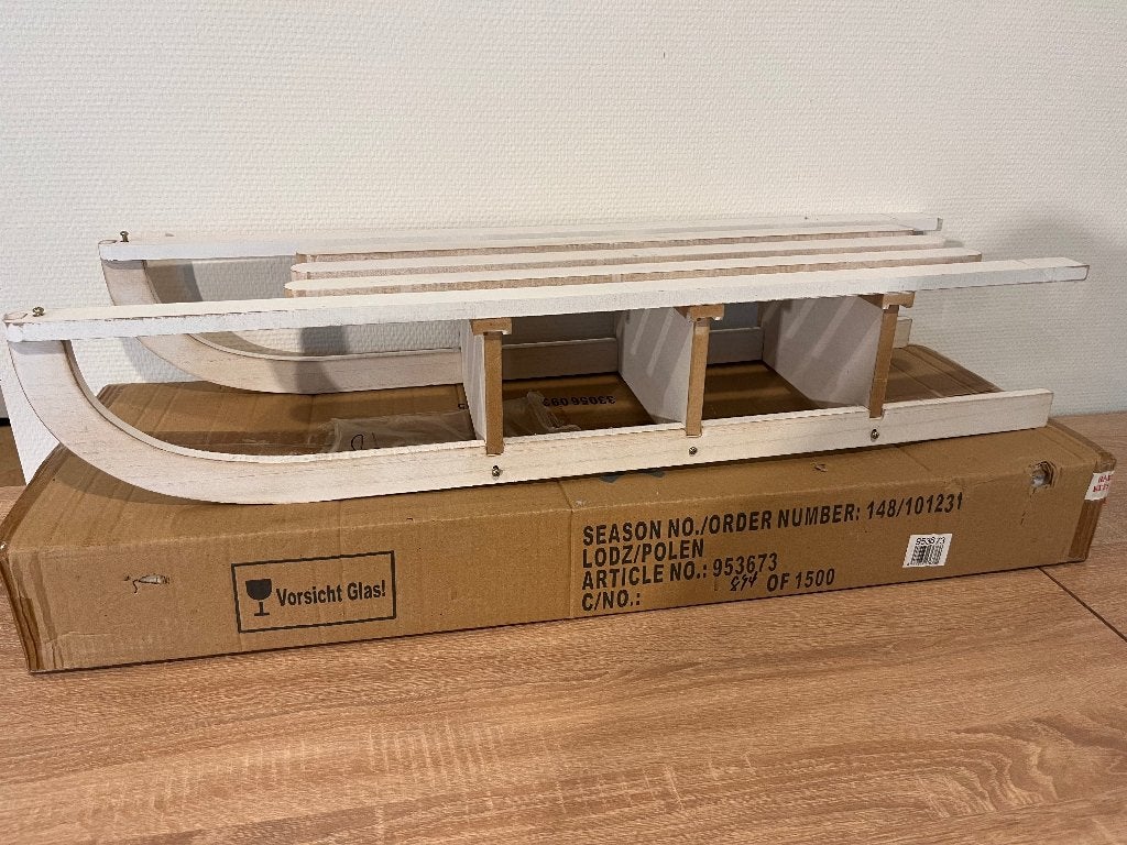 BODEMPRIJS! TE KOOP: DECORATIESLEE, Ophalen, Beige, Zo goed als nieuw, Vintage