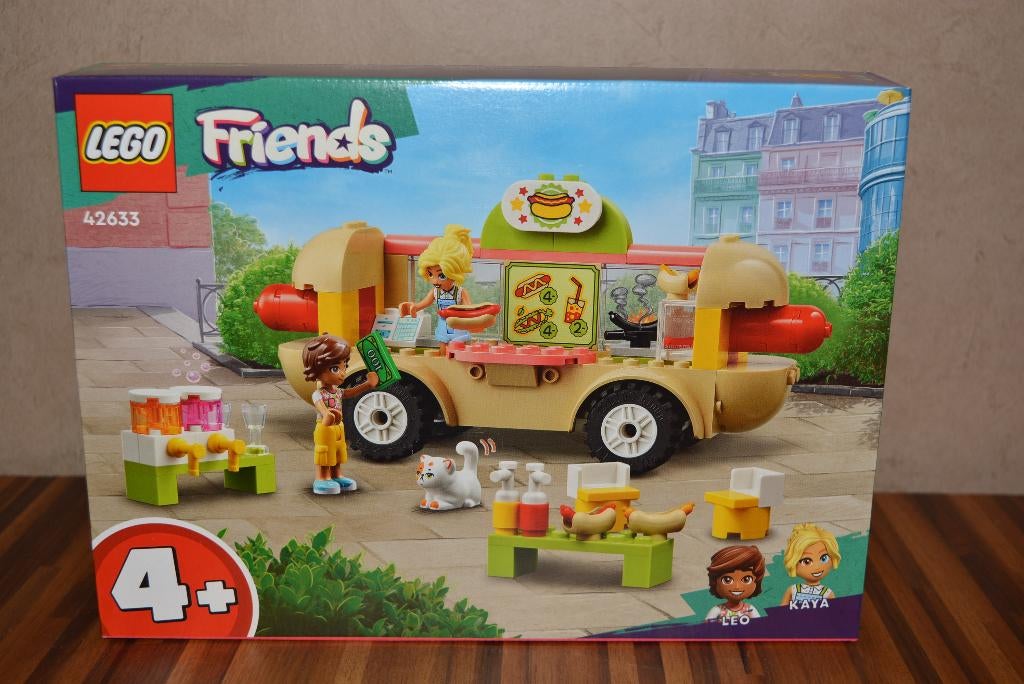 LEGO Friends 42633 – Hotdog Foodtruck – Gloednieuw & Sealed!, Lego, Nieuw, Friends, Ophalen of Verzenden