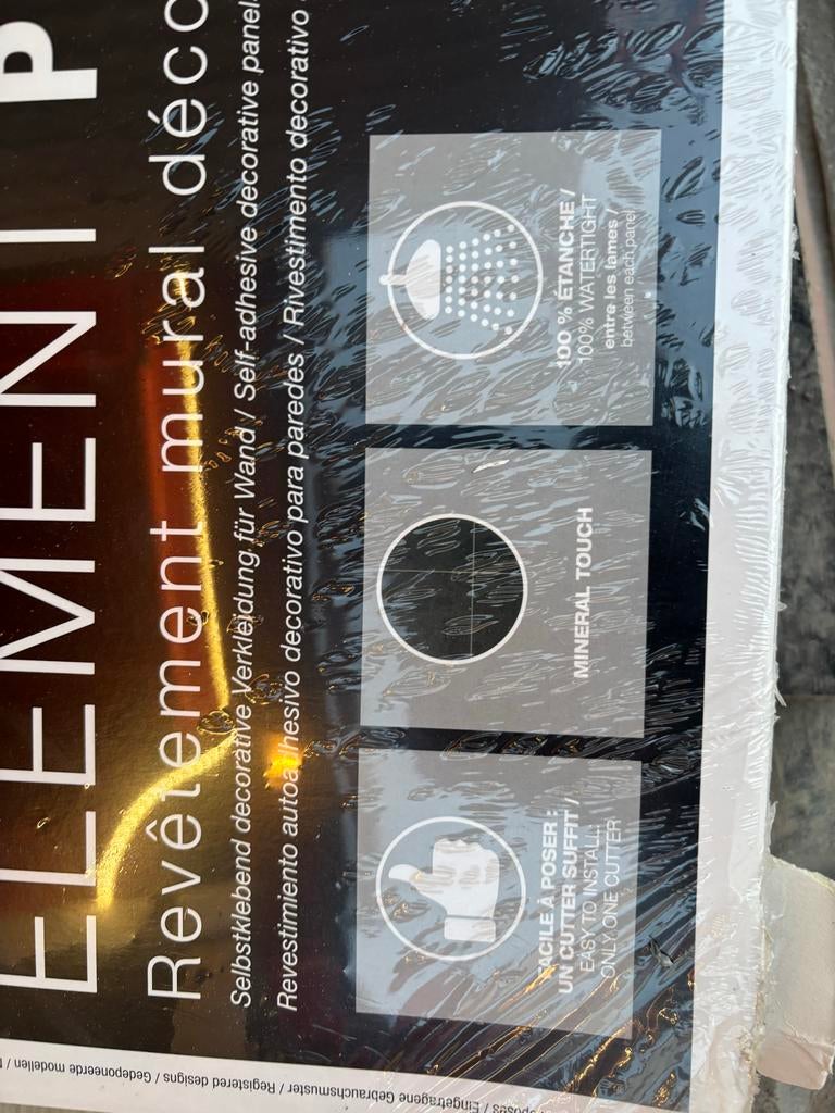 Grosfillex Element Premium Zelfklevende Wandpanelen, Huis en Inrichting, Woonaccessoires | Wanddecoraties, Ophalen, Nieuw