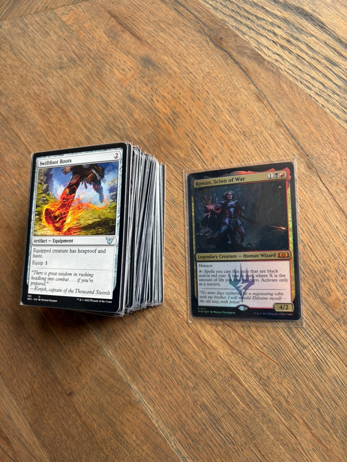 MTG Commander Deck - Rowan, Scion of War (100 Kaarten), Ophalen of Verzenden, Zo goed als nieuw, Speeldeck