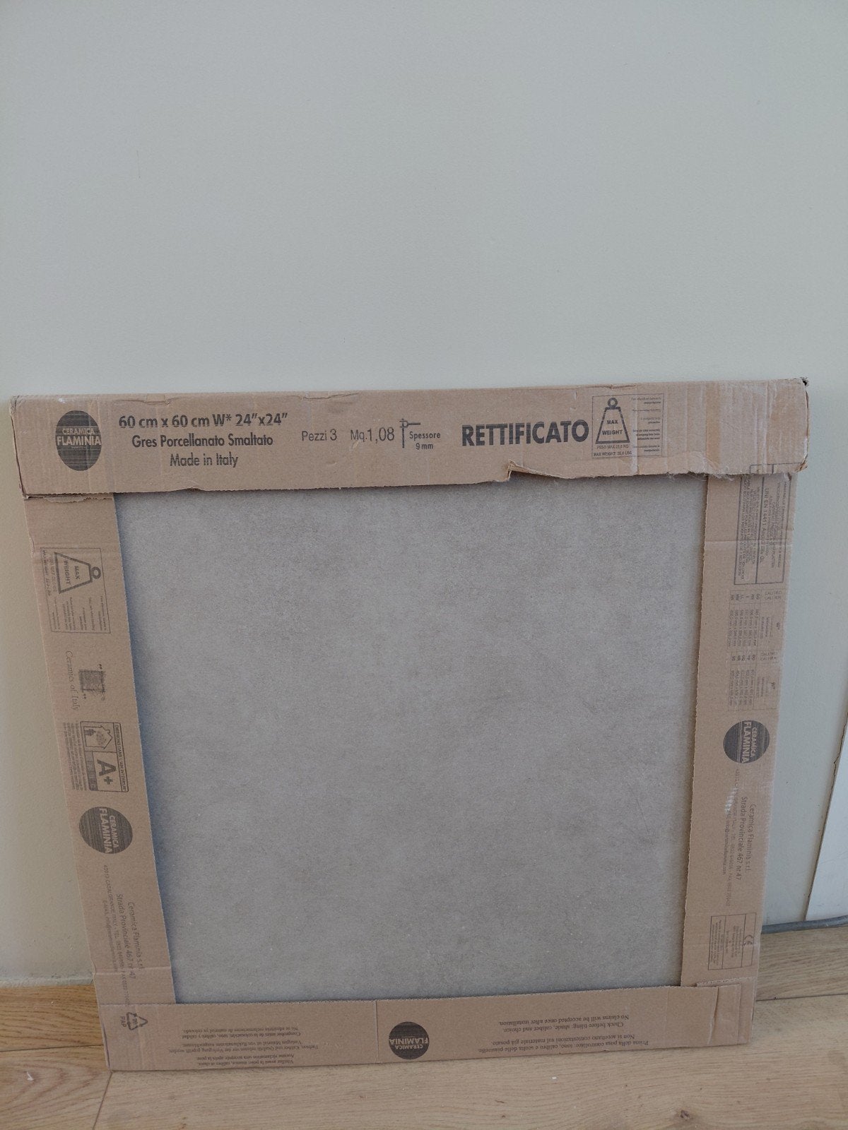 15x Flaminia Space Light 60x60 vloertegels – betonlook, Doe-het-zelf en Verbouw, Tegels, Ophalen, 60 cm of meer, Nieuw, Minder dan 5 m²