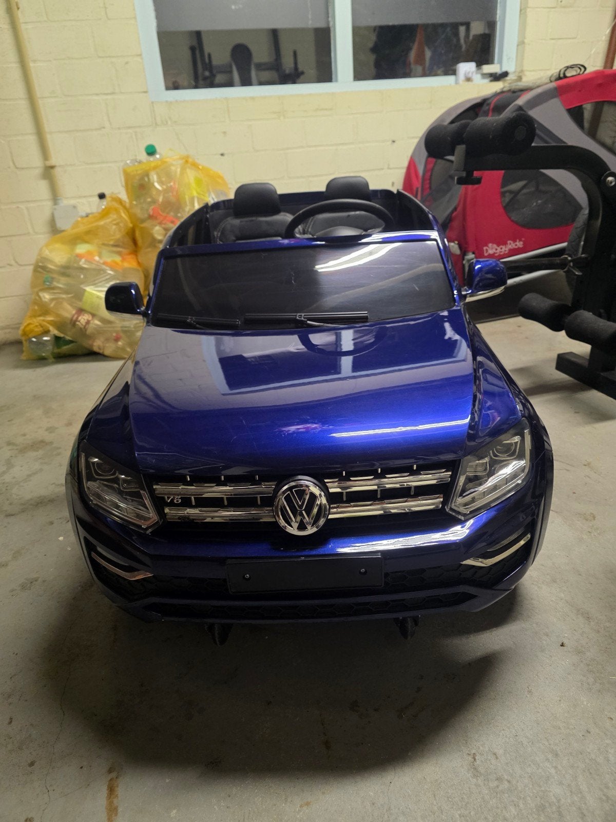 Elektrische kinderauto VW Amarok  - Blauw, Ophalen, Gebruikt