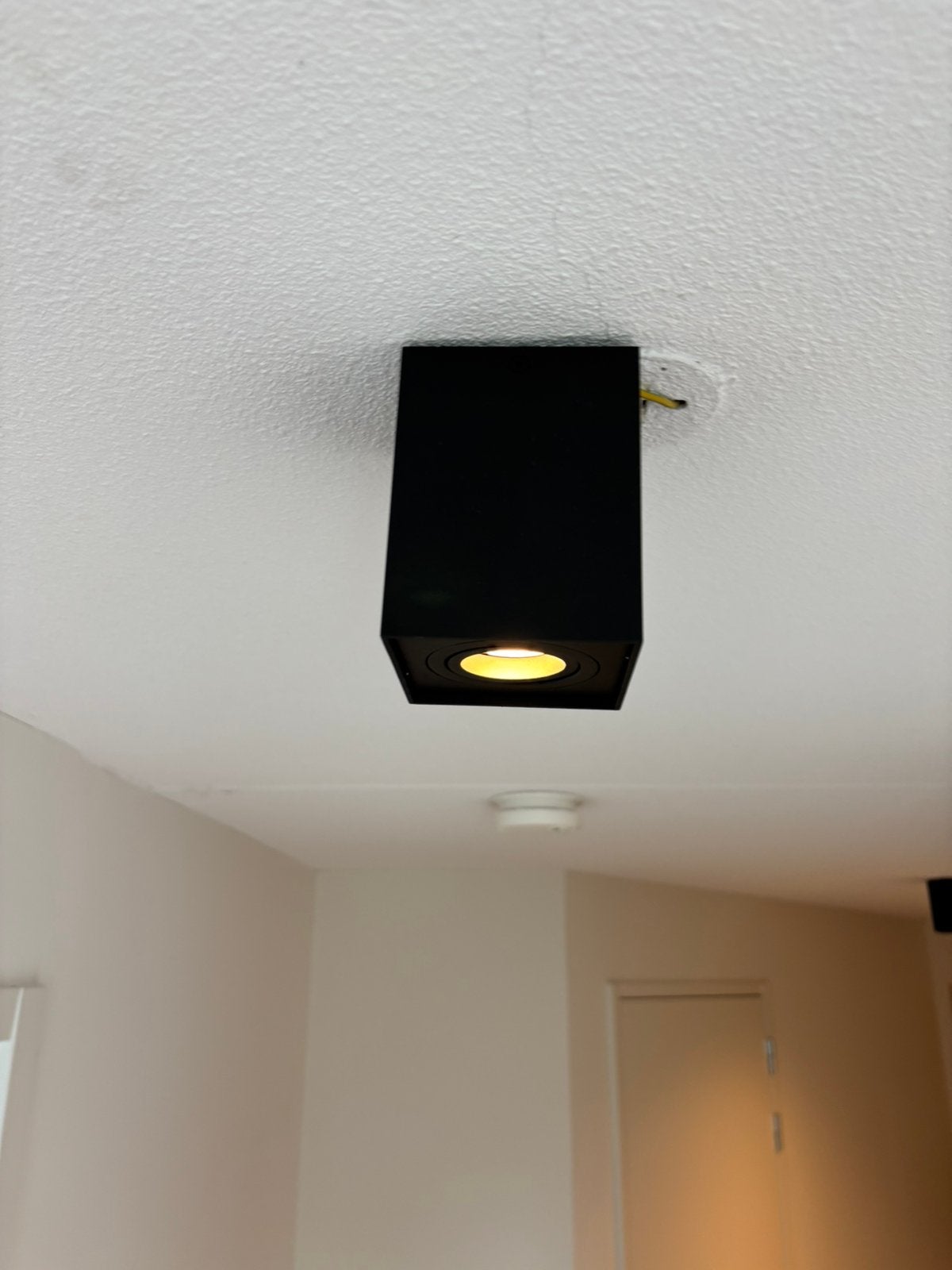 4x Lucide Tube Plafondspot/lamp zwart van Karwei, Ophalen, Zo goed als nieuw