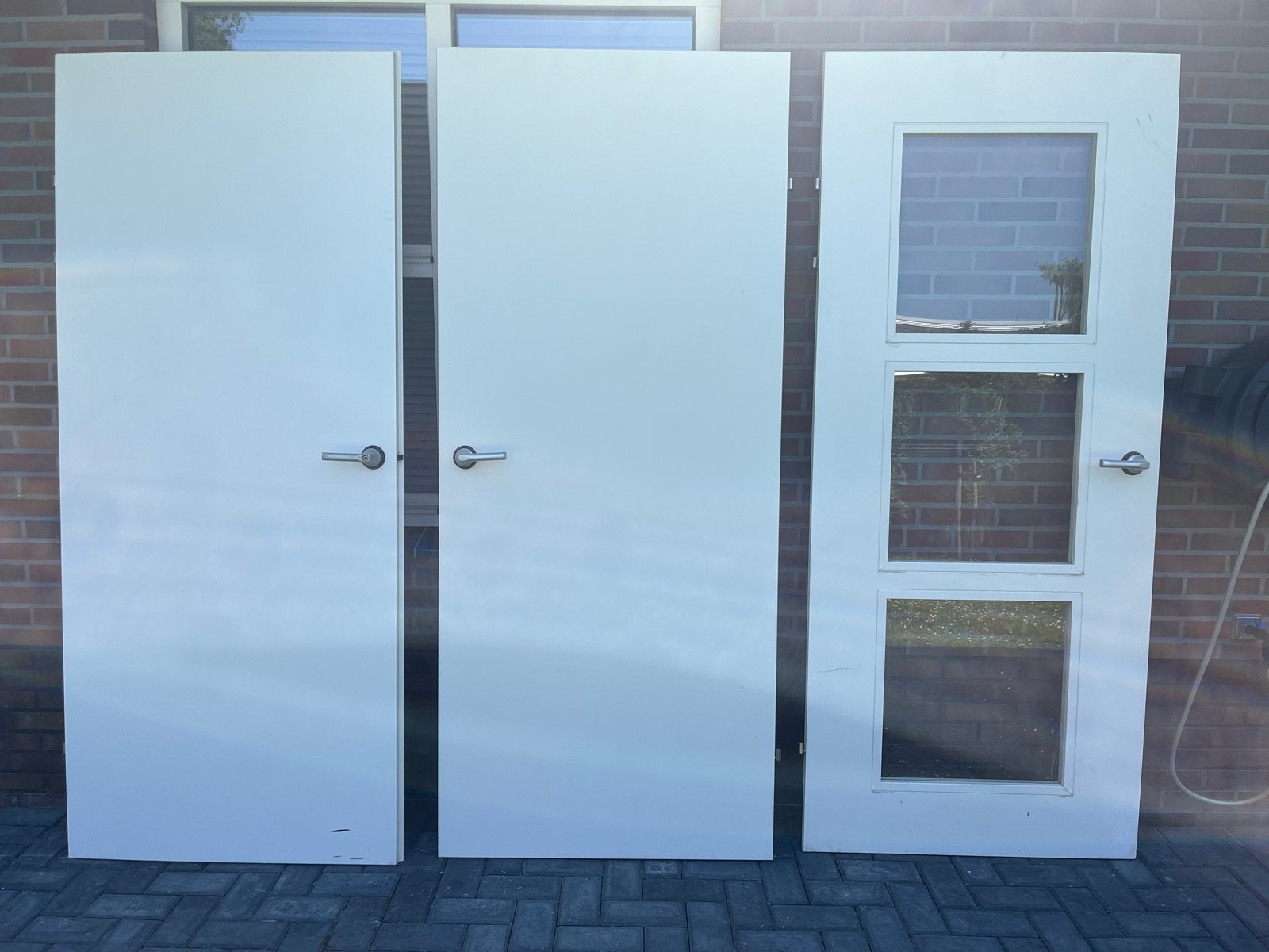 Gratis 3 VDM deuren 2.12 x 0.90, Ophalen, Gebruikt, 80 tot 100 cm, Binnendeur
